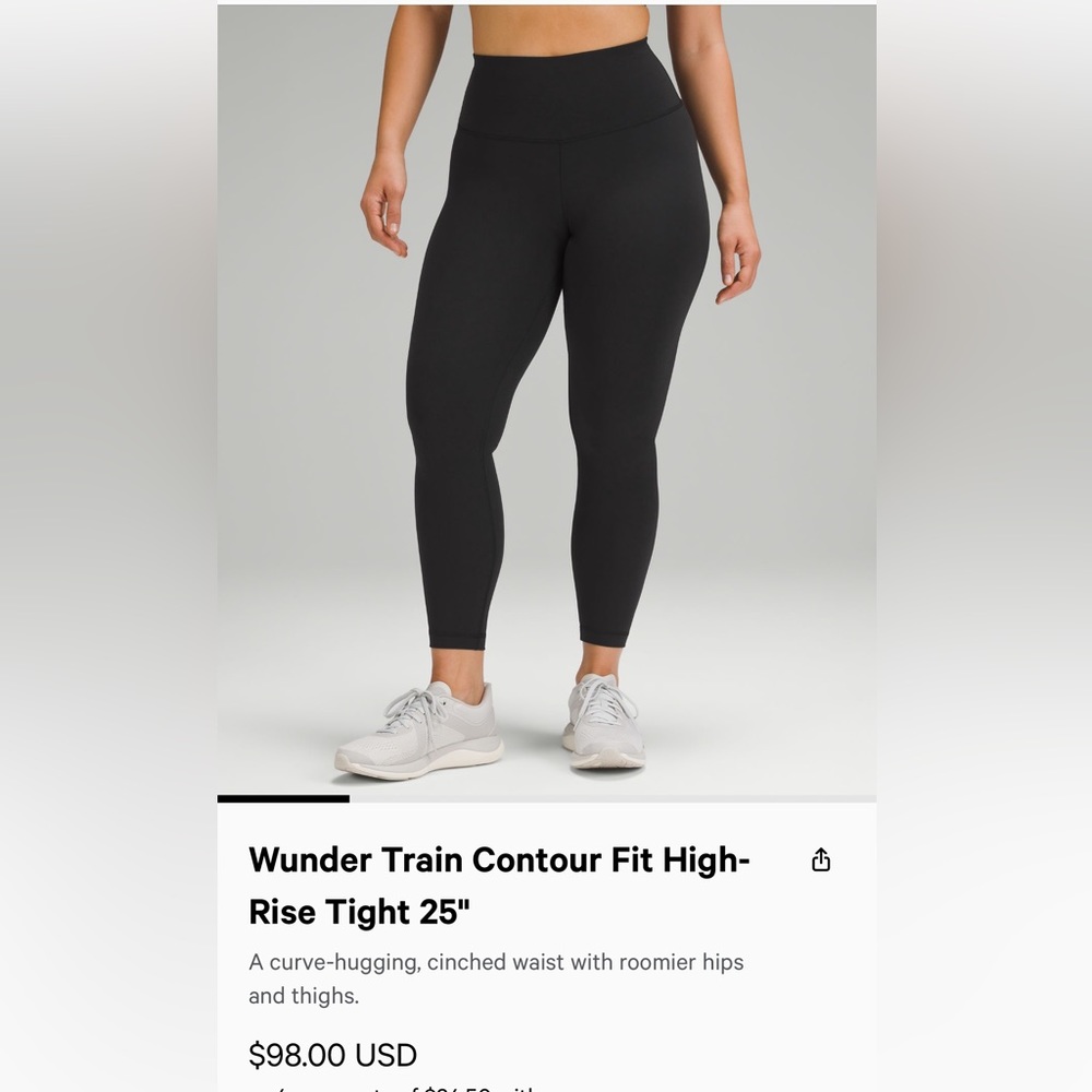 Wunder Train Contour Fit High Rise Tight